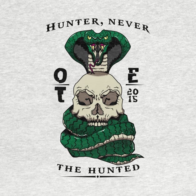 OTE Hunter never the Hunted color Alt by OwnTheElementsClothing